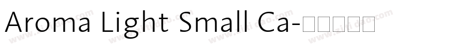 Aroma Light Small Ca字体转换
